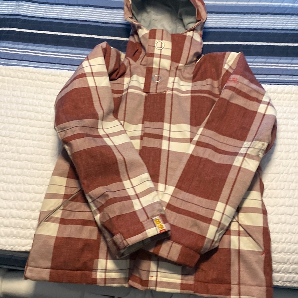 Bonfire snowboarding company women’s ski jacket.